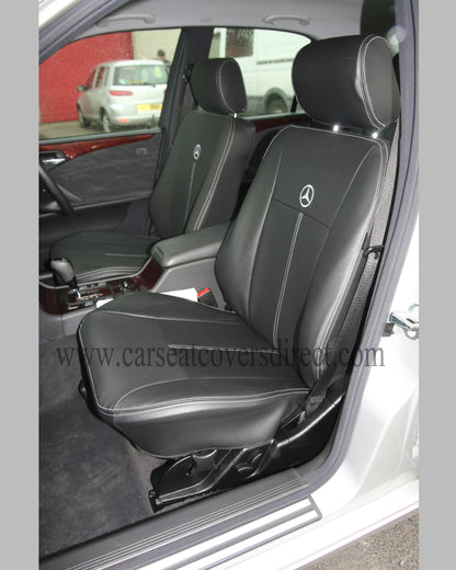 Mercedes E-CLASS W210 Grey Leatherette seat covers