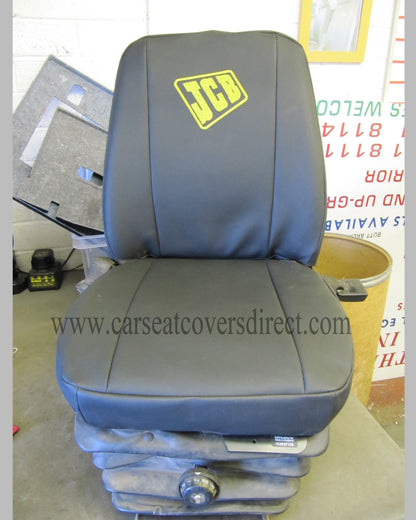 JCB 416 Black Leatherette + Logo