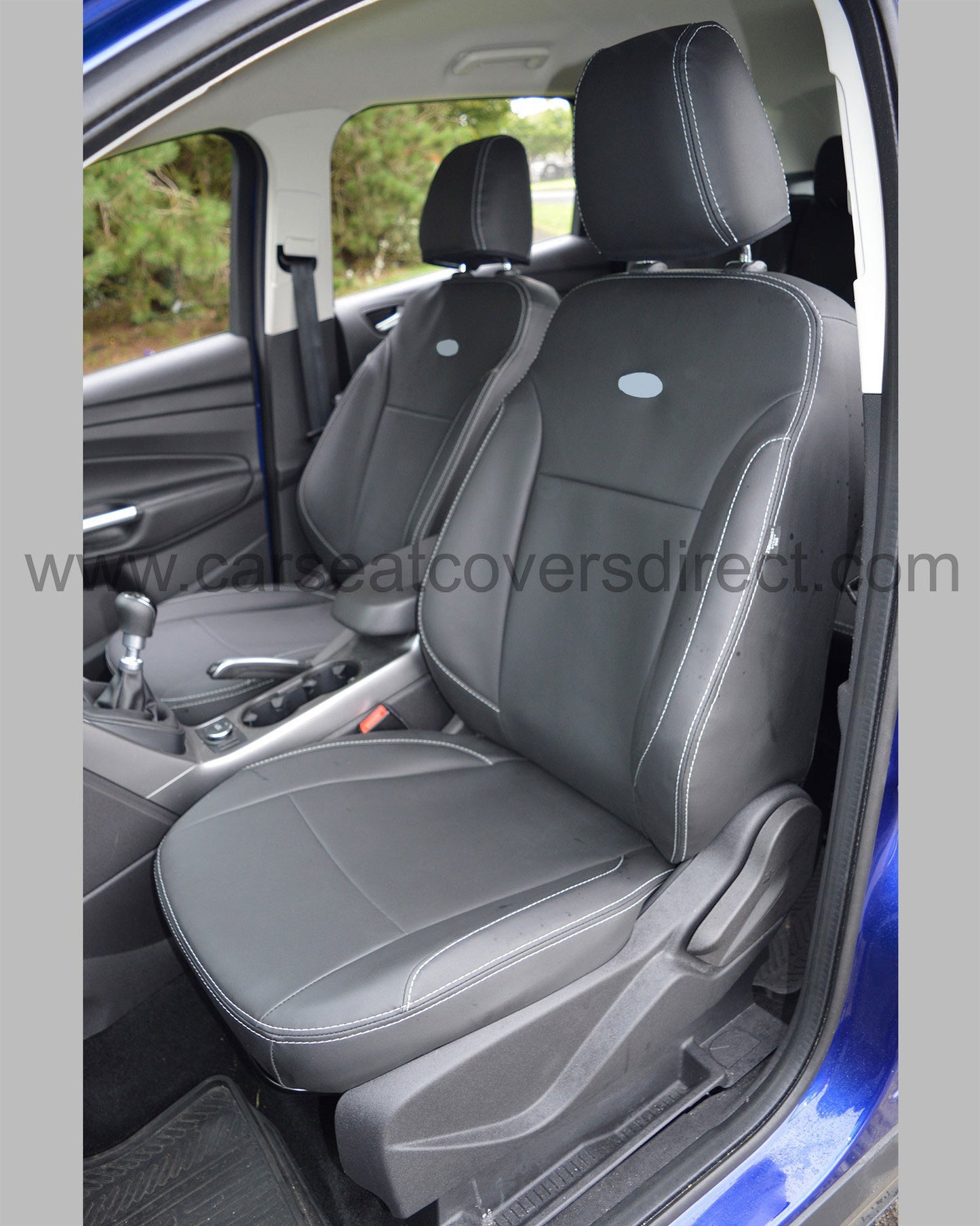 Ford Kuga Seat Covers - Black with Logos. 2nd Generation