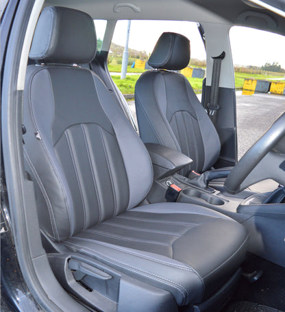 Seat Leon MK3 Tailored Leather Look Car Seat Covers (2012 - Present)
