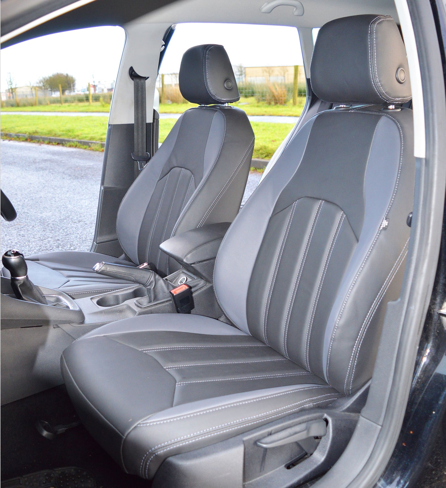 Seat Leon MK3 Tailored Leather Look Car Seat Covers (2012 - Present)