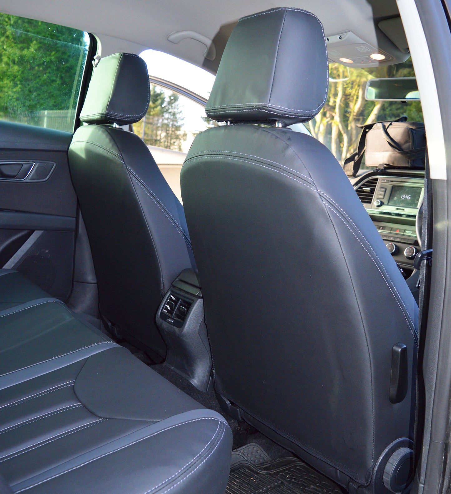 Seat Leon MK3 Tailored Leather Look Car Seat Covers (2012 - Present)