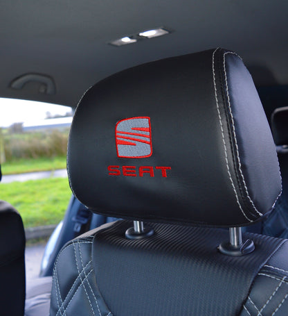 Seat Leon MK2 Tailored Leather Look Diamond Quilted Seat Covers (2005 - 2012)