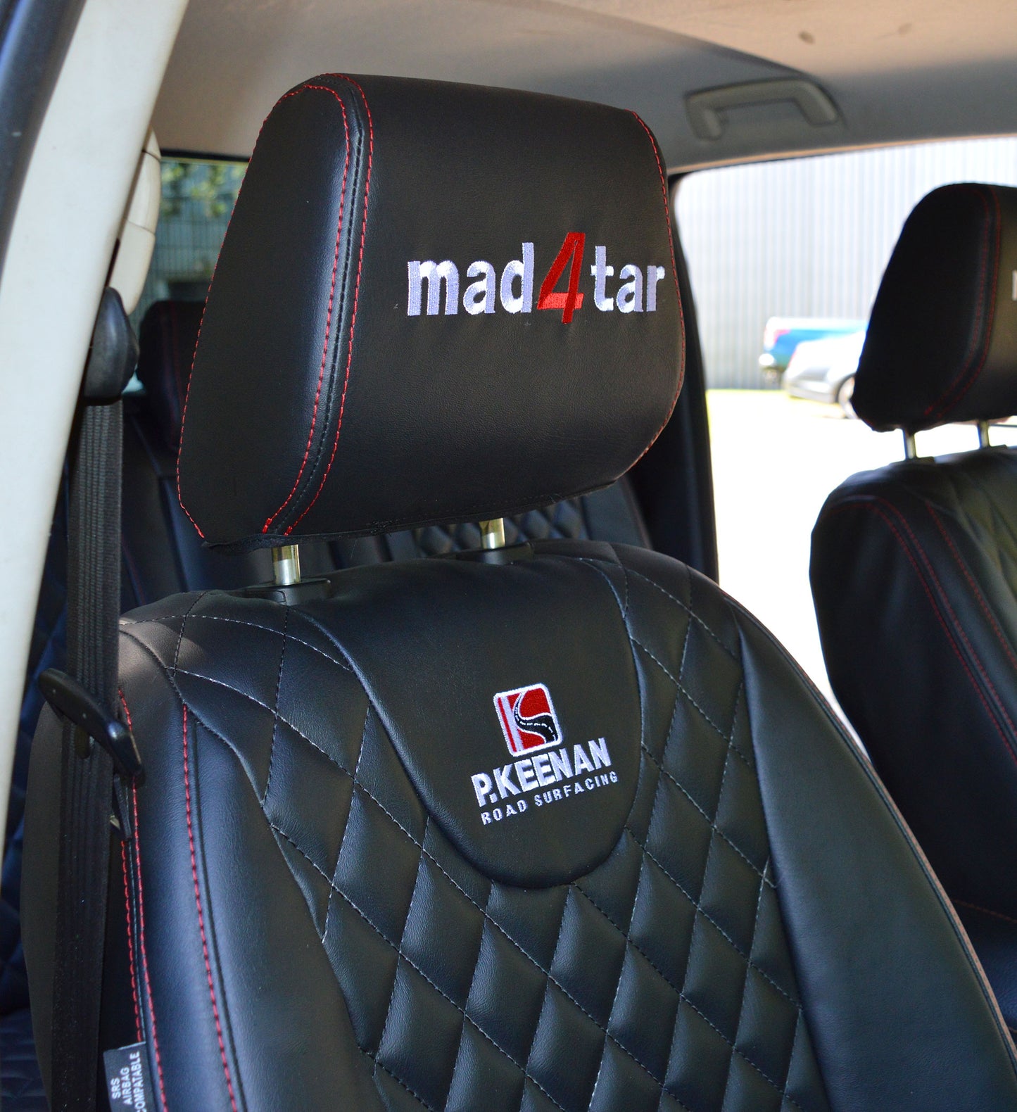 Ford Ranger Black Diamond Quilted Tailored Waterproof Seat Covers