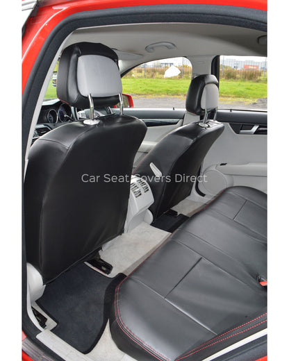 Mercedes Luxury Leatherette PrecisionFit Seat Covers for C-Class W204