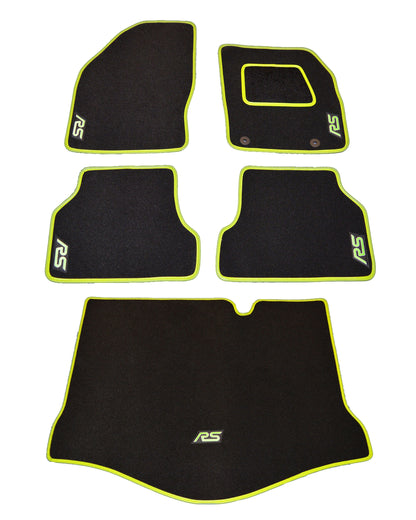 Ford Focus RS MK2 Standard Tailored Car Mats With Boot Mat
