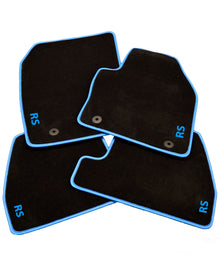 Ford Focus RS Prestige Tailored Car Mats With Nitrous Blue Binding (3rd Generation)