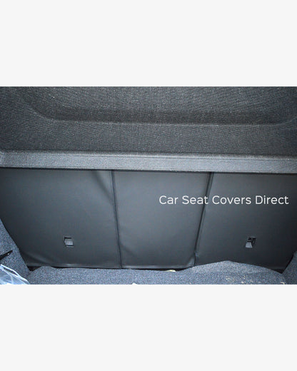 Ford Mondeo Tailored Seat Covers - Charcoal PVC & White Stitching