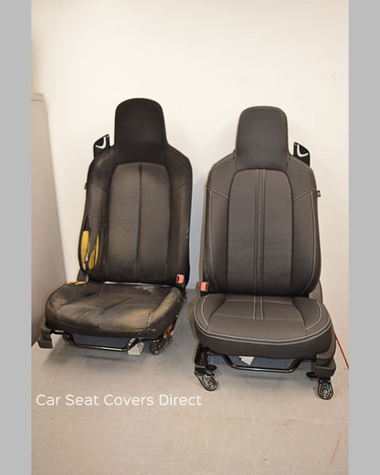 Mazda MX5 Tailored Seat Covers 3rd Gen Charcoal Leatherette