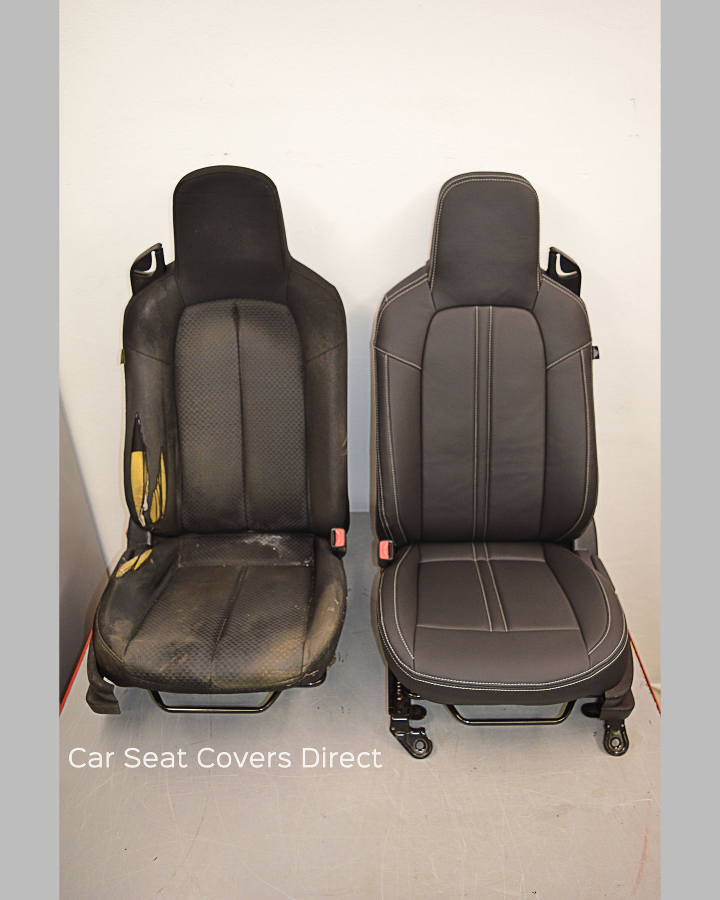 Mazda MX5 Tailored Seat Covers 3rd Gen Charcoal Leatherette