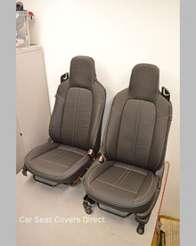 Mazda MX5 Tailored Seat Covers 3rd Gen Charcoal Leatherette