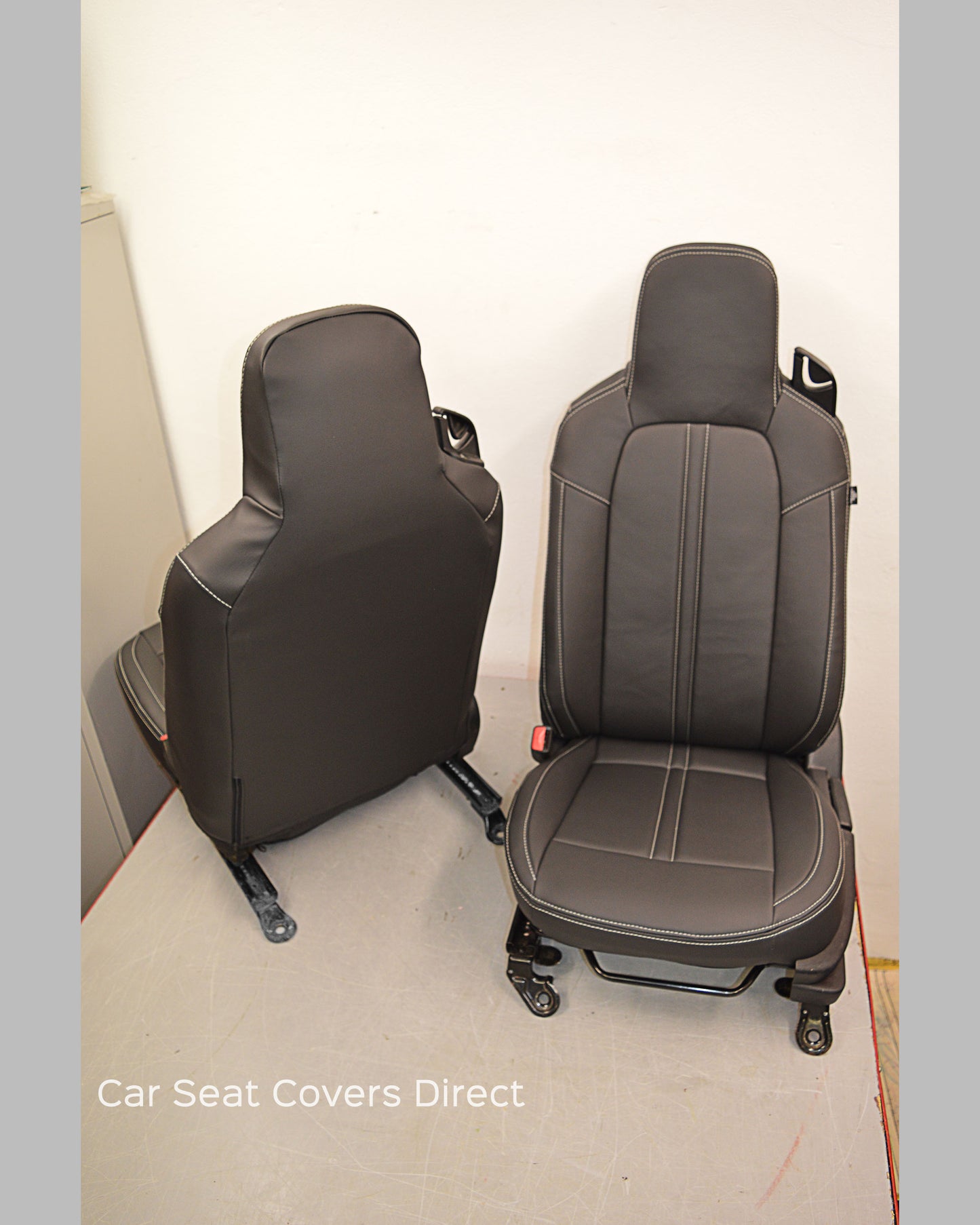 Mazda MX5 Tailored Seat Covers 3rd Gen Charcoal Leatherette