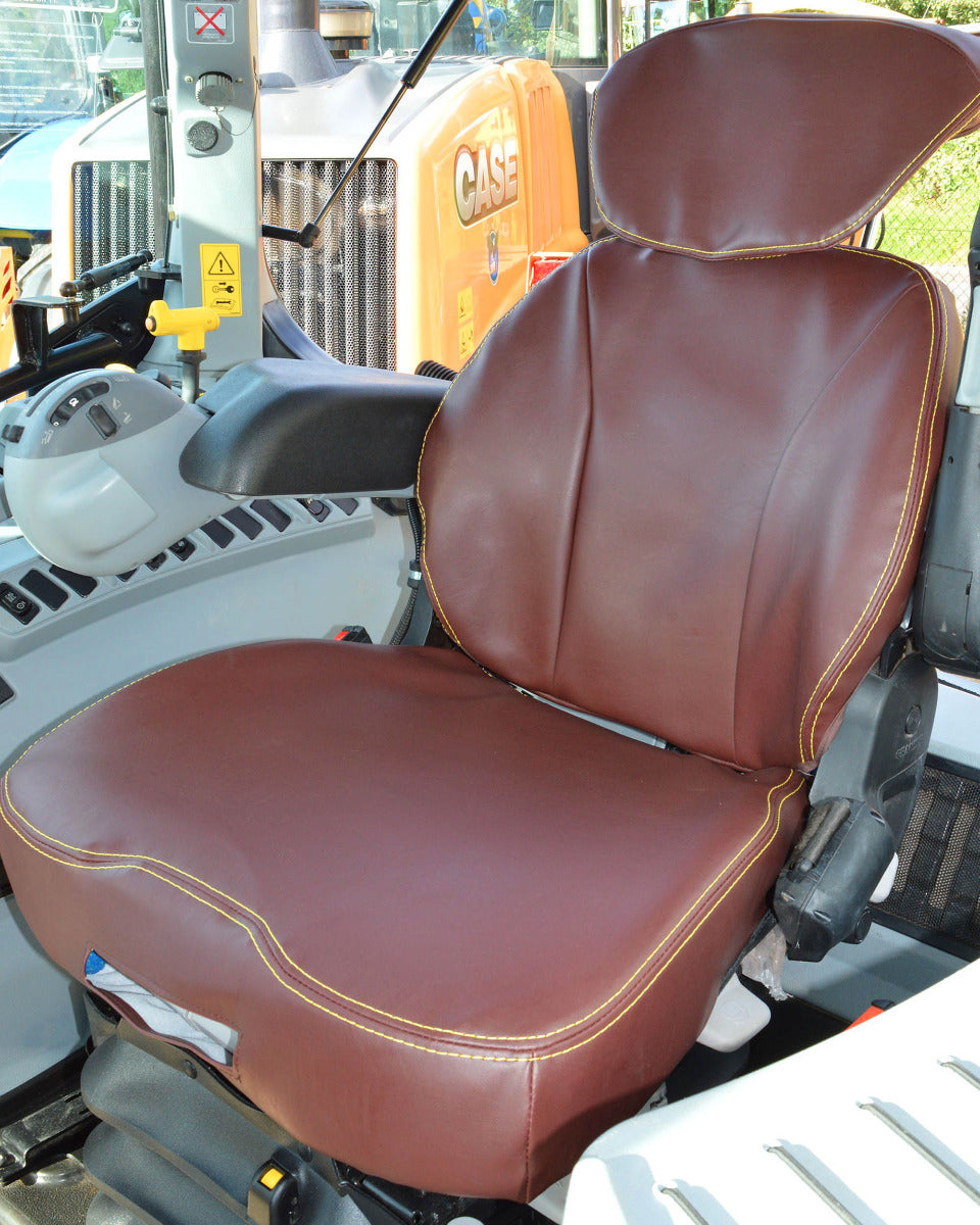 John Deere Grammer Maximo Dynamic Brown Leatherette Seat Cover