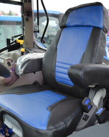 New Holland Tractor Leatherette Seat Cover - Grammer Maximo Dynamic Plus Driver Seat