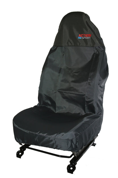 Single Seat Protector Action Sport Logo - Available in different colours