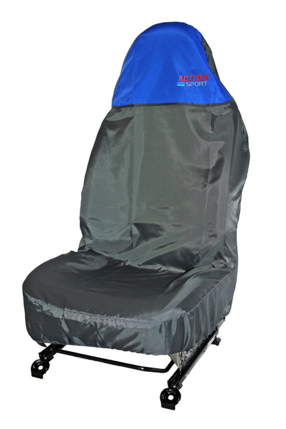 Single Seat Protector Action Sport Logo - Available in different colours