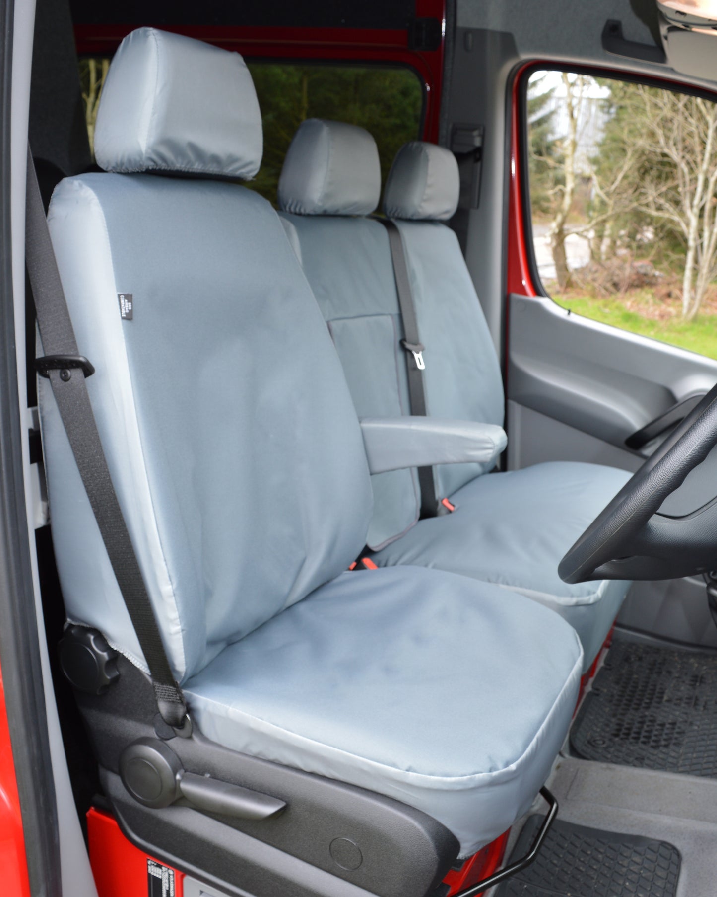 Mercedes Sprinter Heavy Duty Grey Seat Covers (2006 - 2018 2nd Gen)