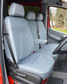 Mercedes Sprinter Heavy Duty Grey Seat Covers (2006 - 2018 2nd Gen)