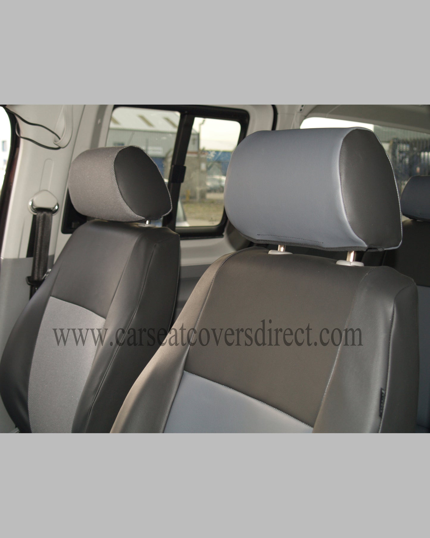 VOLKSWAGEN VW Caddy life black & grey Seat Covers