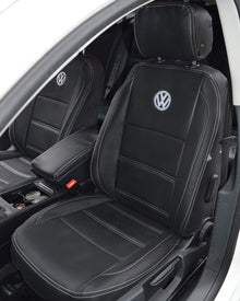 Volkswagen Passat B7, 2010 - 2015 Black with Logos