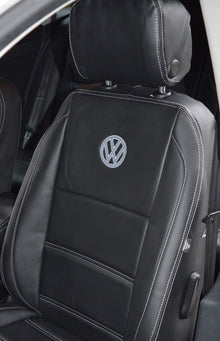 Volkswagen Passat B7, 2010 - 2015 Black with Logos