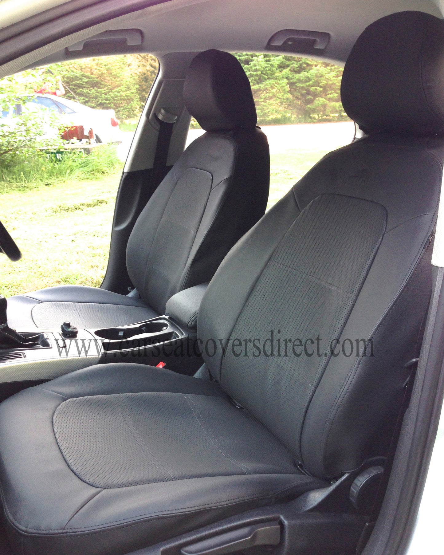 Audi A4 B8 - Black & Perforated Leatherette