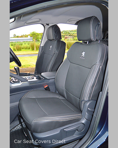 Peugeot 3008 Tailored Seat Covers - Charcoal Taxi Pack