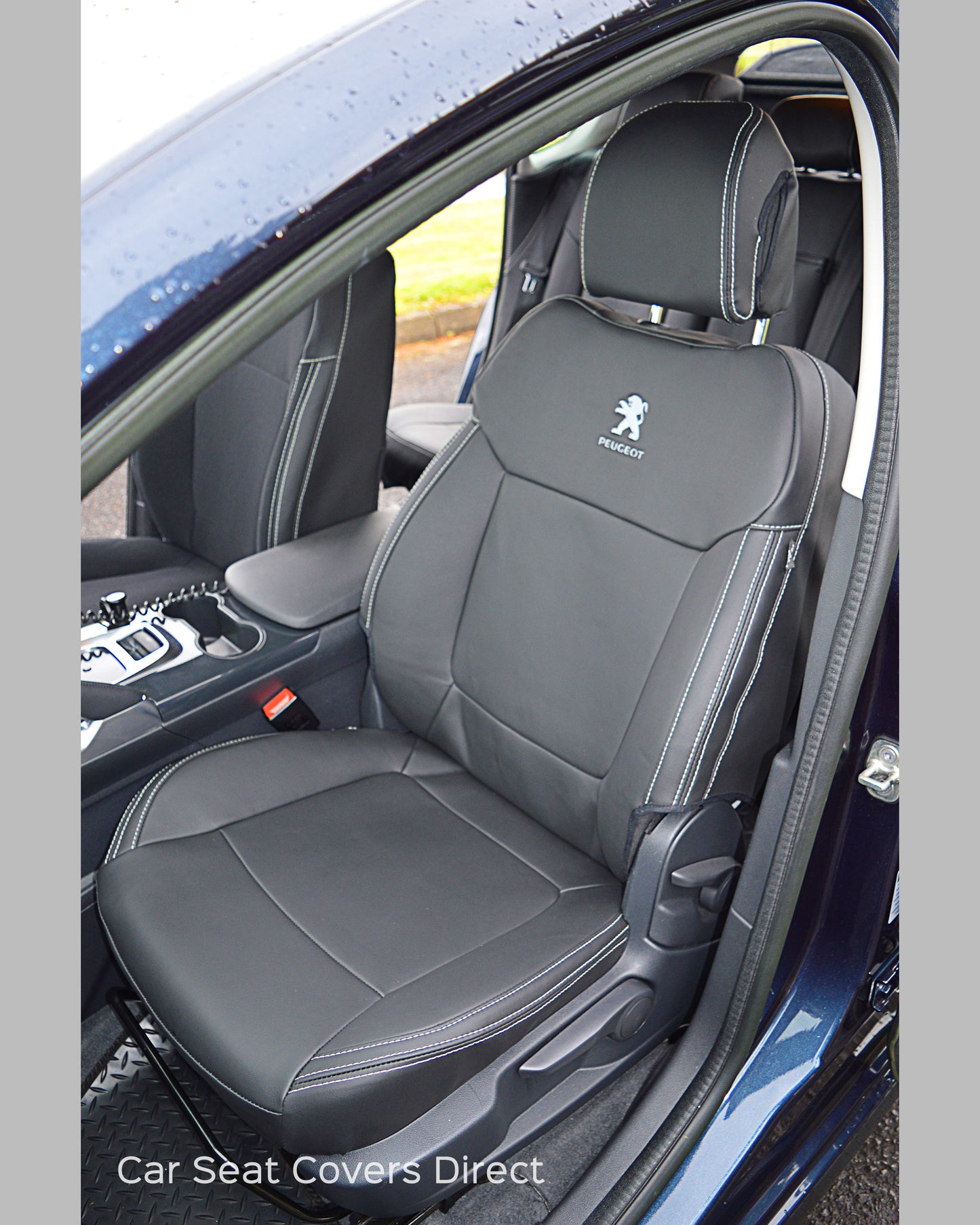Peugeot 3008 Tailored Seat Covers - Charcoal Taxi Pack