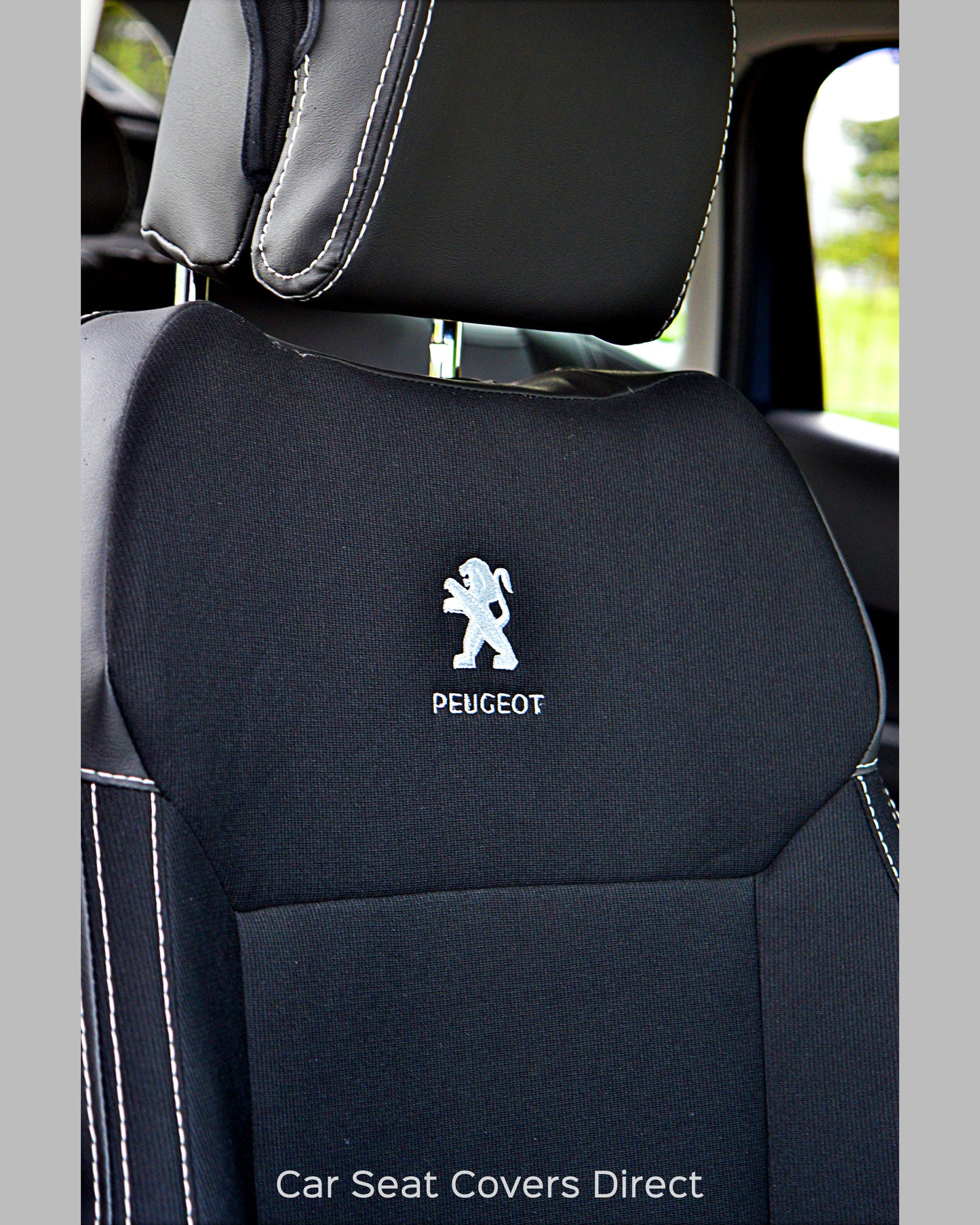 Peugeot 3008 Tailored Seat Covers - Charcoal Taxi Pack