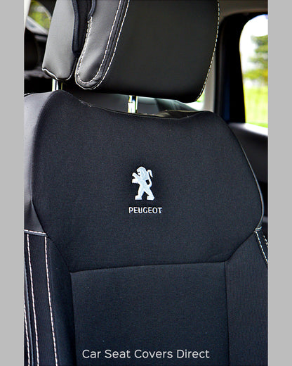 Peugeot 3008 Tailored Seat Covers - Charcoal Taxi Pack