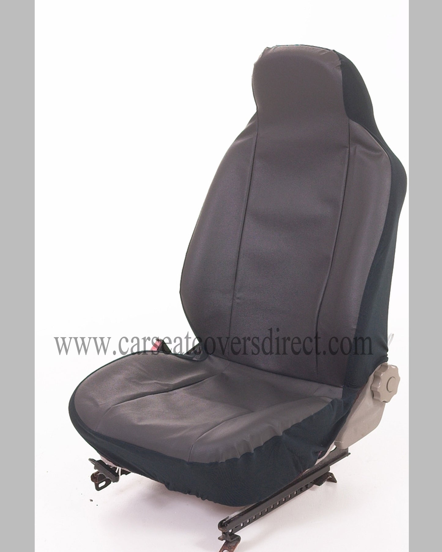 Single seat protector leatherette