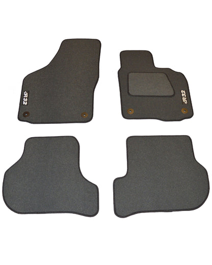 Volkswagen VW Golf MK4 R32 Tailored Car Floor Mats Grey Carpet