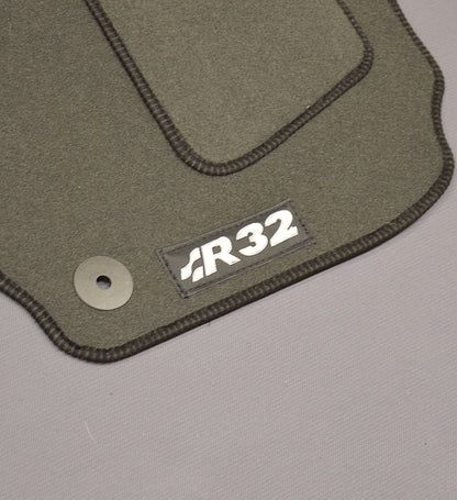Volkswagen VW Golf MK5 R32 Tailored Car Floor Mats Grey Carpet