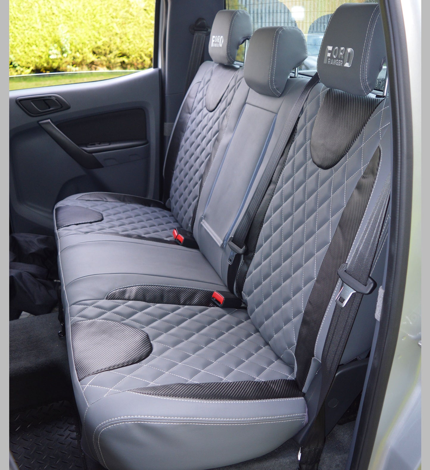 Ford Ranger Diamond Quilted Tailored Waterproof Seat Covers