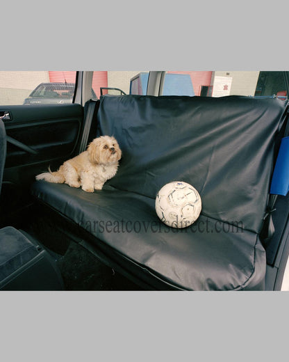Rear seat protector leatherette