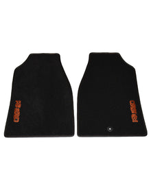 Escort MK2 RS2000 - Black Luxury Carpet Front Mats With Logos