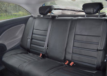 Seat Ibiza - Black Leatherette With Blue Horizontal Stitching