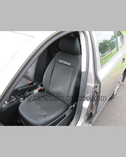 Skoda OCTAVIA 2ND GEN Black Seat Covers