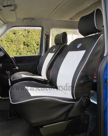 Volkswagen Transporter T4 Black & Grey Seat Covers