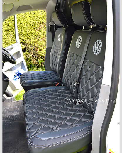 Volkswagen Transporter T5 &T6 - Charcoal & Modena Grey With Large Logos