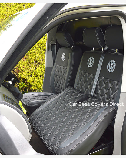 Volkswagen Transporter T5 &T6 - Charcoal & Modena Grey With Large Logos