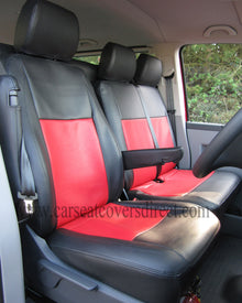 Volkswagen Transporter T5 9 Seater Black & Red
