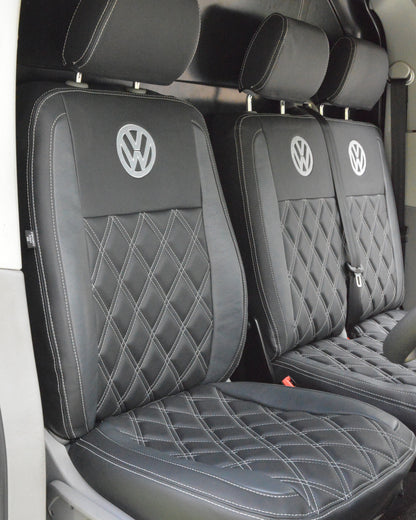 Volkswagen Transporter T5 &T6 - Charcoal & Modena Grey With Large Logos