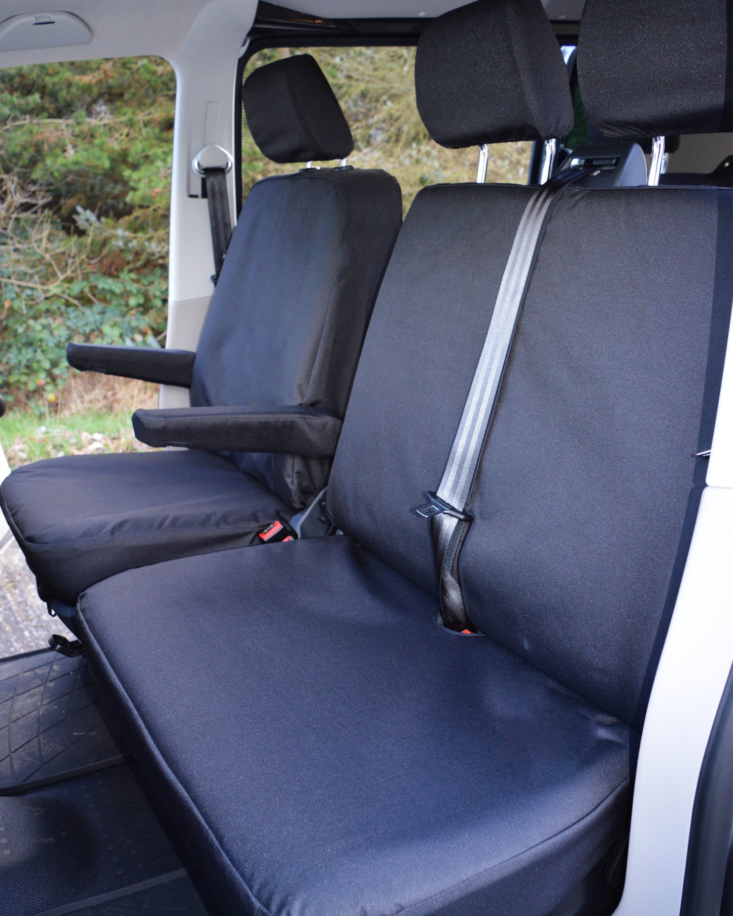 Volkswagen VW Transporter T5 Heavy Duty Seat Covers - Black