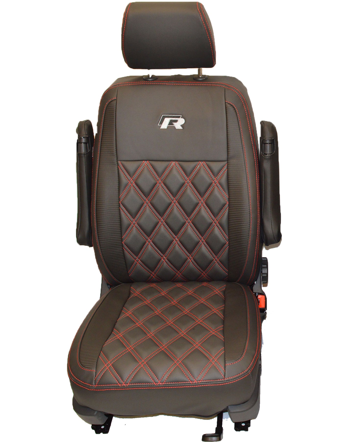 Volkswagen Transporter T5 R Line - Black & Carbon, Red Diamonds (3 Seats)
