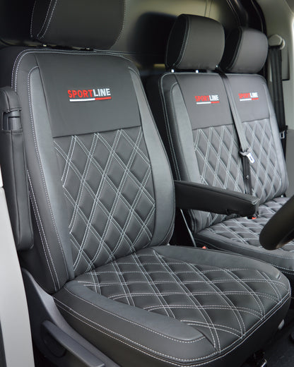 Volkswagen Transporter T5 - Black & Modena Grey with Sportline Logos
