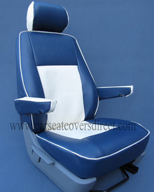 Volkswagen Transporter T5 Blue With White Piping