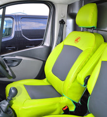 Nissan NV300 Citrus Green Leatherette Seat Covers