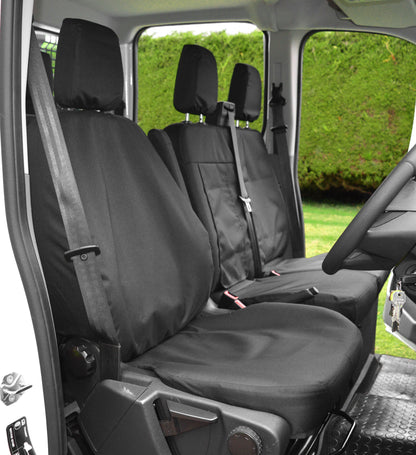 Ford Transit Tipper Crew Cab 7 Seater Tailored Heavy Duty Seat Covers (2013 - Present)