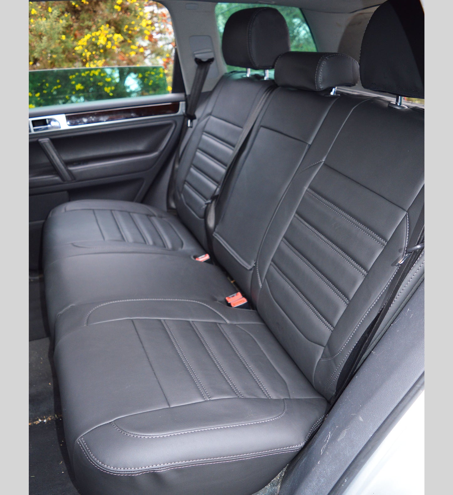 Volkswagen VW Touareg Tailored Quilted Charcoal Car Seat Covers
